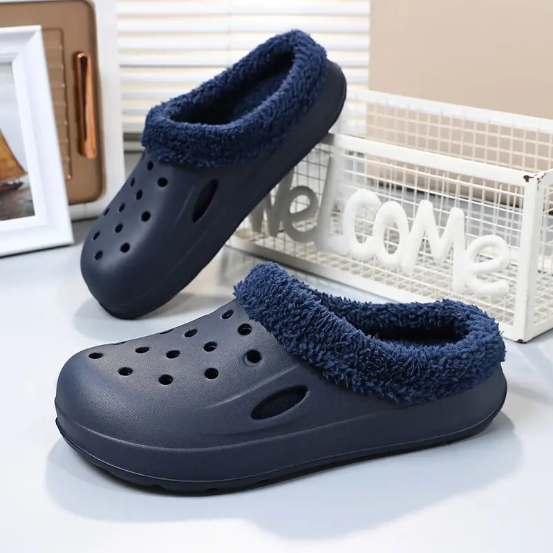 Chaussons Maison Automne-Hiver Mixte – Confort & Chaleur au Quotidien