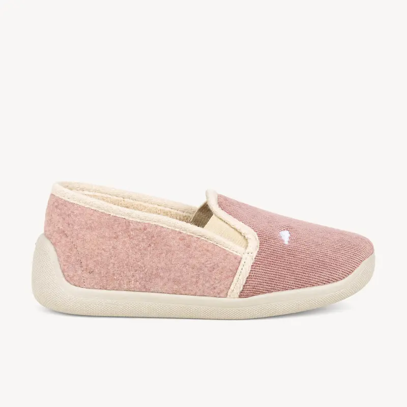 Chaussons NINA HELLO COTTON Enfant Rose