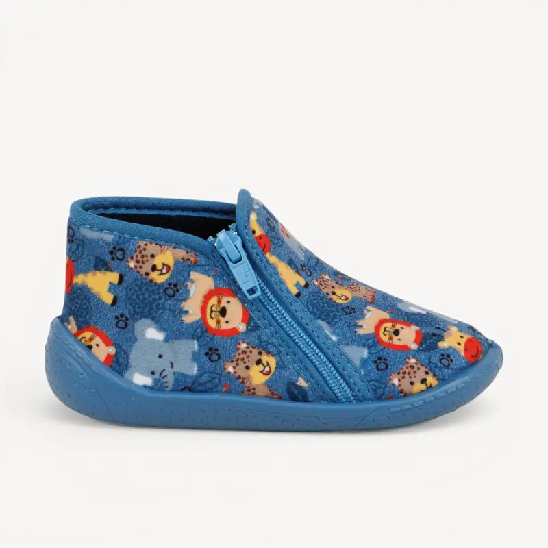 Chaussons SAFARI BOSSI Enfant Bleu