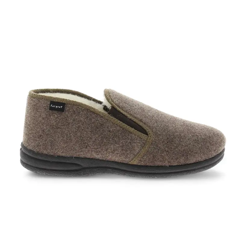 Chaussons SARCELLE FARGEOT Homme Marron