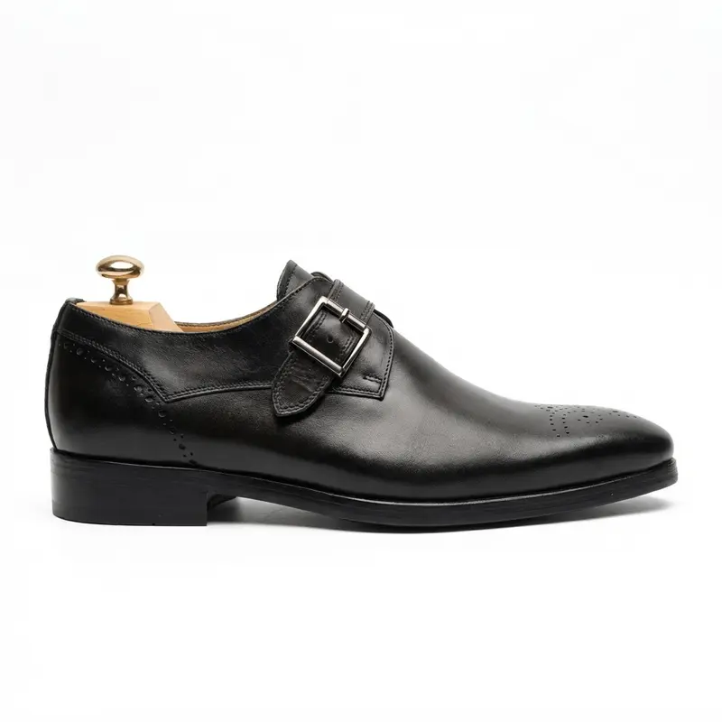 Chaussure à Boucle Homme Cuir