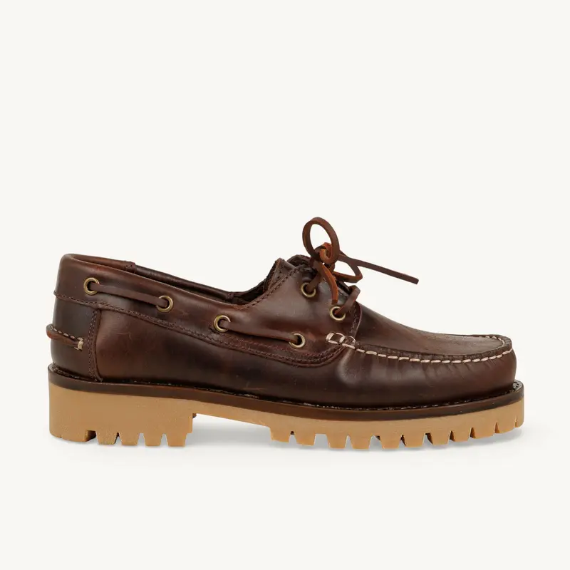 Chaussures bateau FLAKES ANOTHER STEP Femme Marron