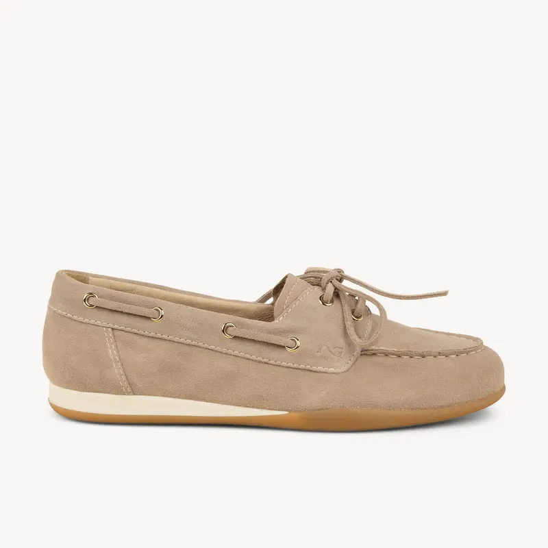 Chaussures bateau NEROBAT NEROGIARDINI Femme Beige