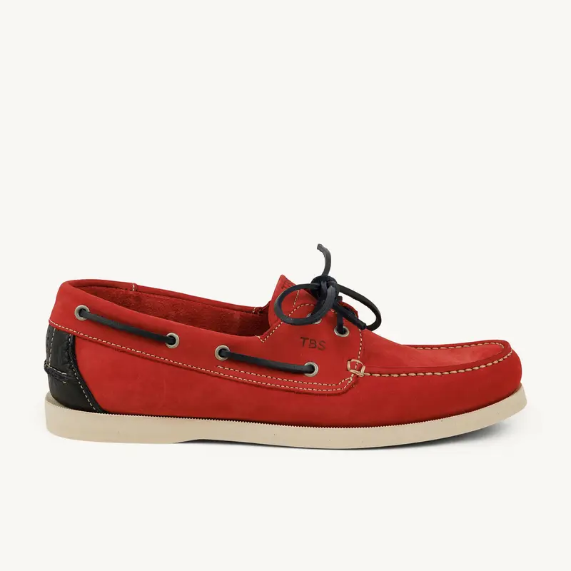 Chaussures bateau PHENIS TBS Homme Rouge
