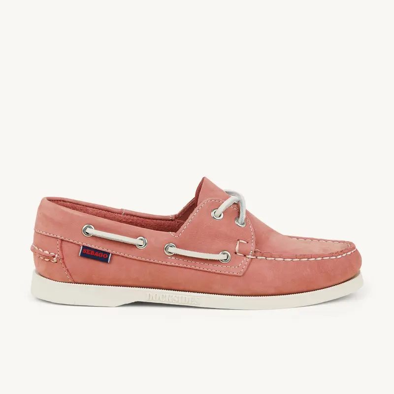 Chaussures bateau PORTAND NUBUCK SEBAGO Femme Rose