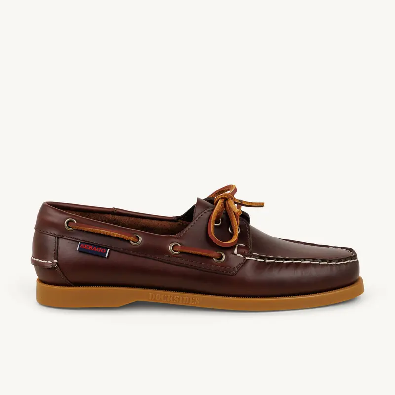 Chaussures bateau PORTAND WAXED SEBAGO Femme Marron