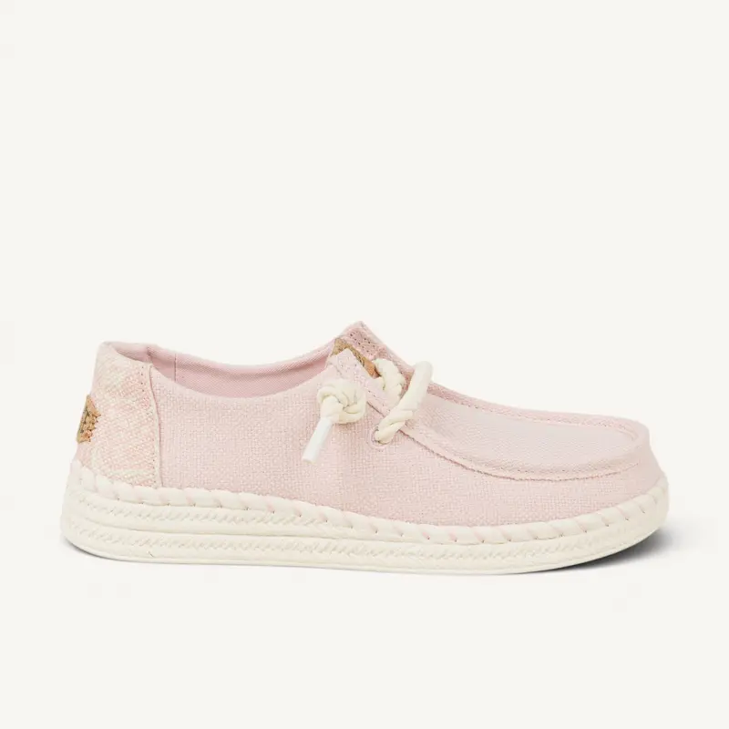 Chaussures bateau WENDY ESPADRILLE HIBISCUS HEYDUDE Femme Rose