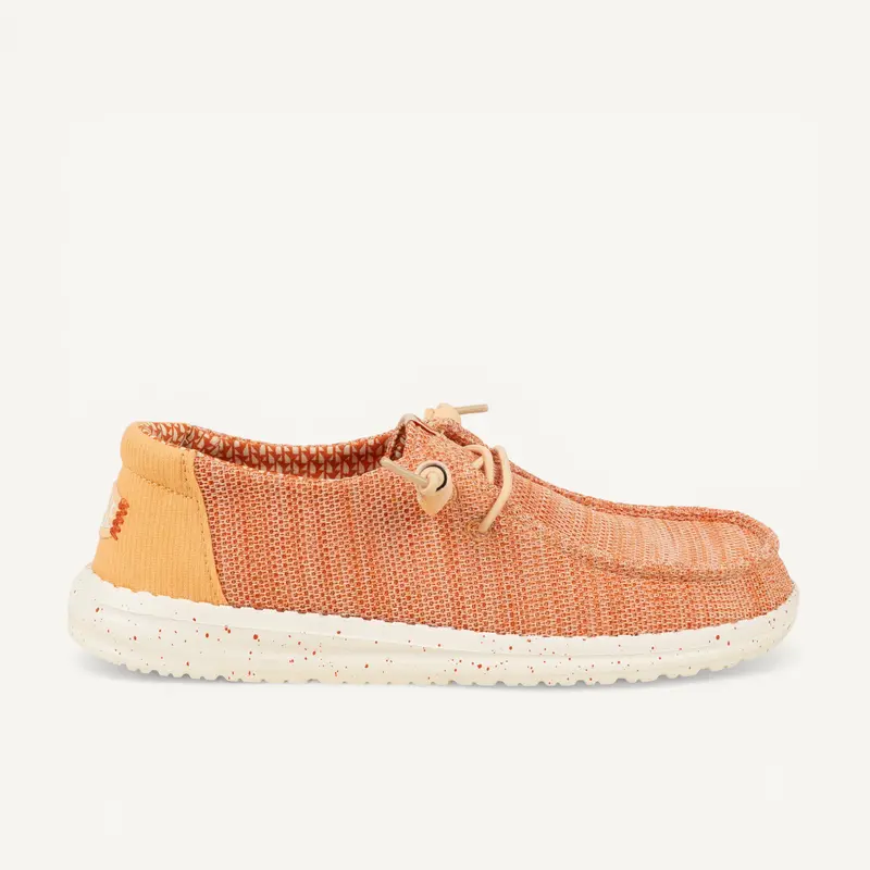Chaussures bateau WENDY STRECH SOX HEYDUDE Femme Orange