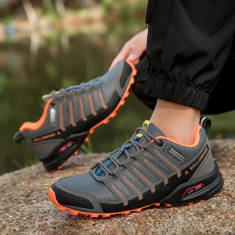 Chaussures de Randonnée Homme Sport Outdoor & Trail – Semelle Caoutchouc Toutes Saisons