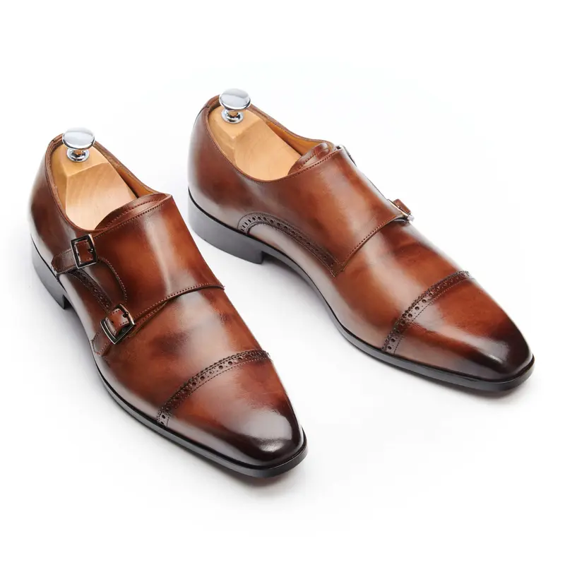 Chaussures Double Boucle homme en Cuir - Rogers