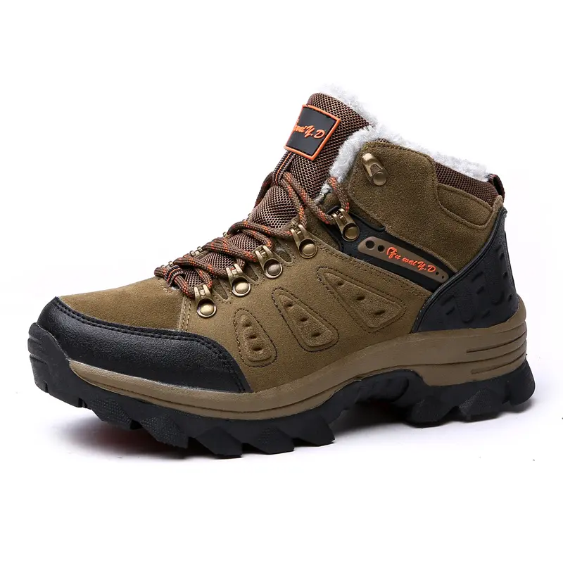 Chaussures Hiver Homme Fourrées Velvet – Boots Neige Chaudes & Confortables