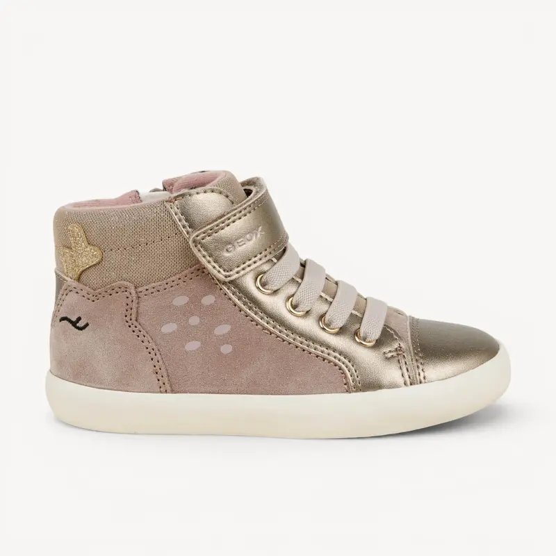 Chaussures montantes B661MA - GISLI GIRL GEOX Enfant Beige