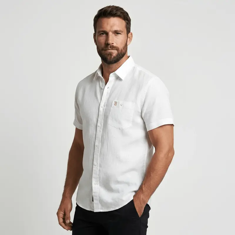 Chemise blanche 100% lin
