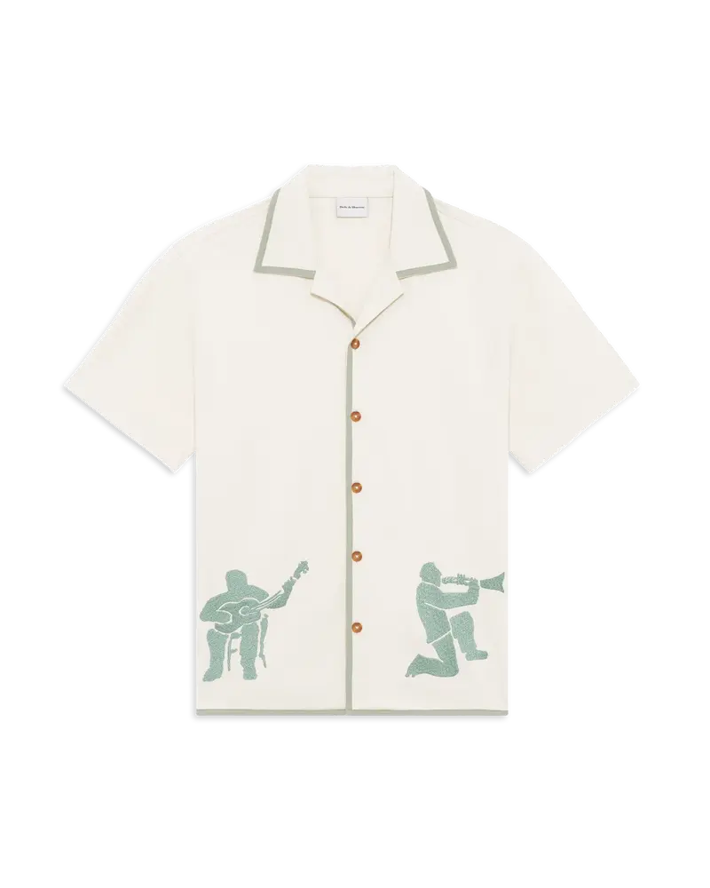 Chemise Brodée Musiciens