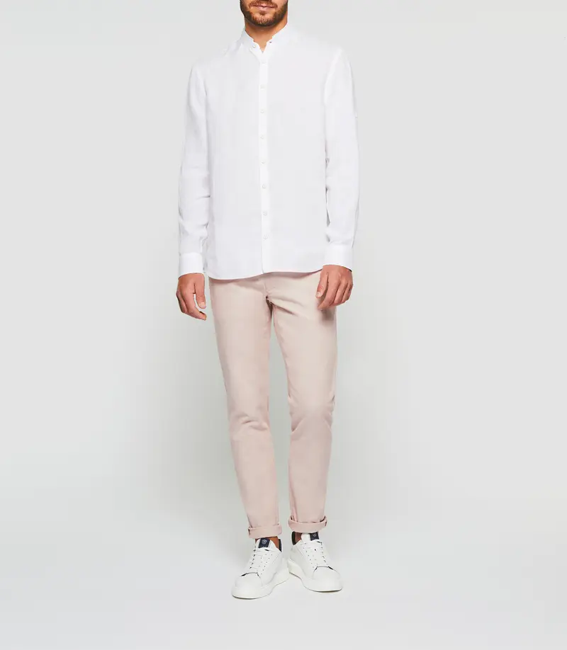 Chemise casual blanche "Kafleur"