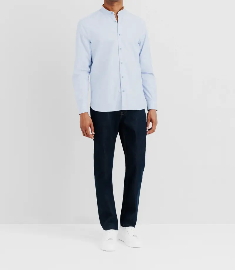 Chemise casual bleue