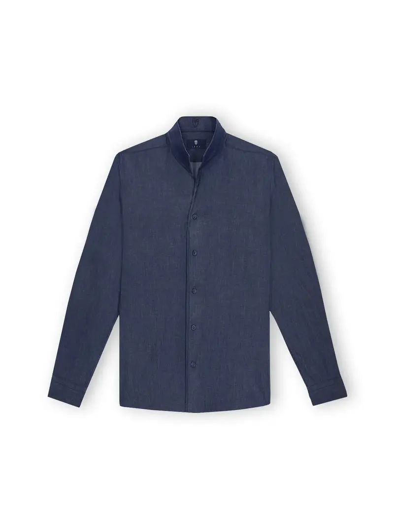 Chemise chambray denim marine