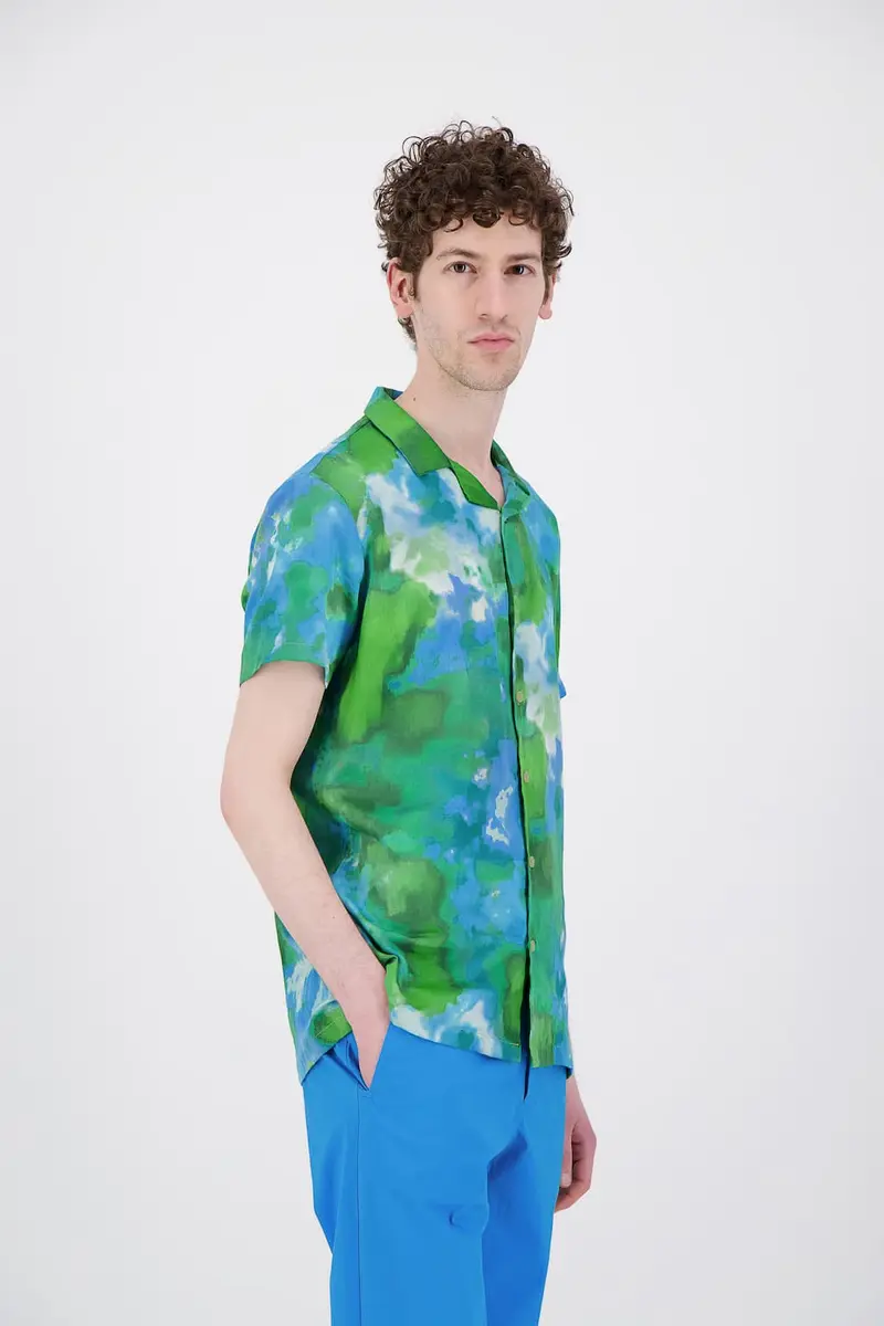 Chemise coton Bio japonais imprimé