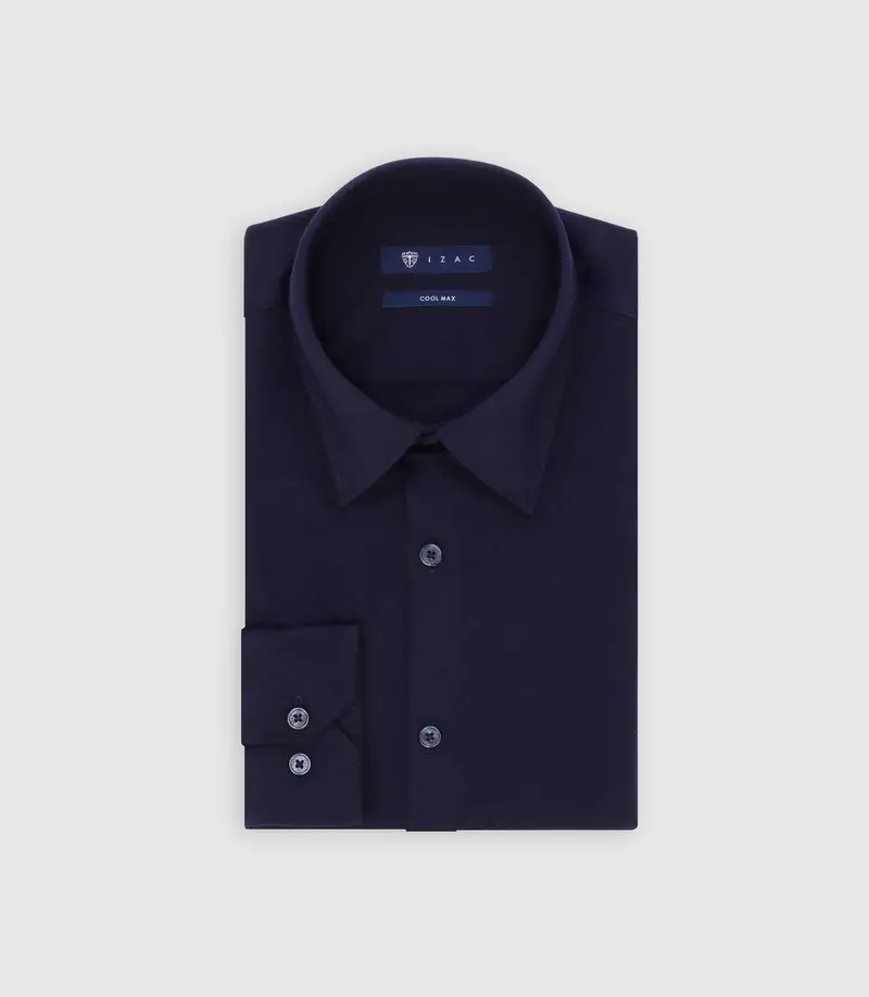 Chemise coupe slim marine