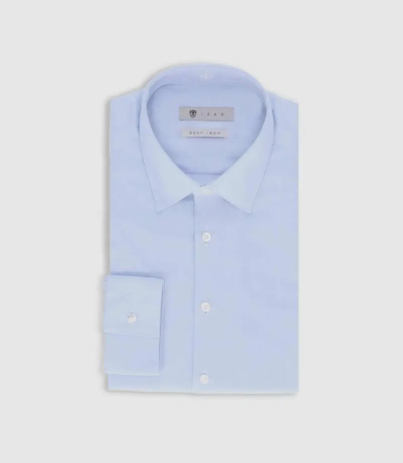 Chemise easy iron bleu ciel PRINCE