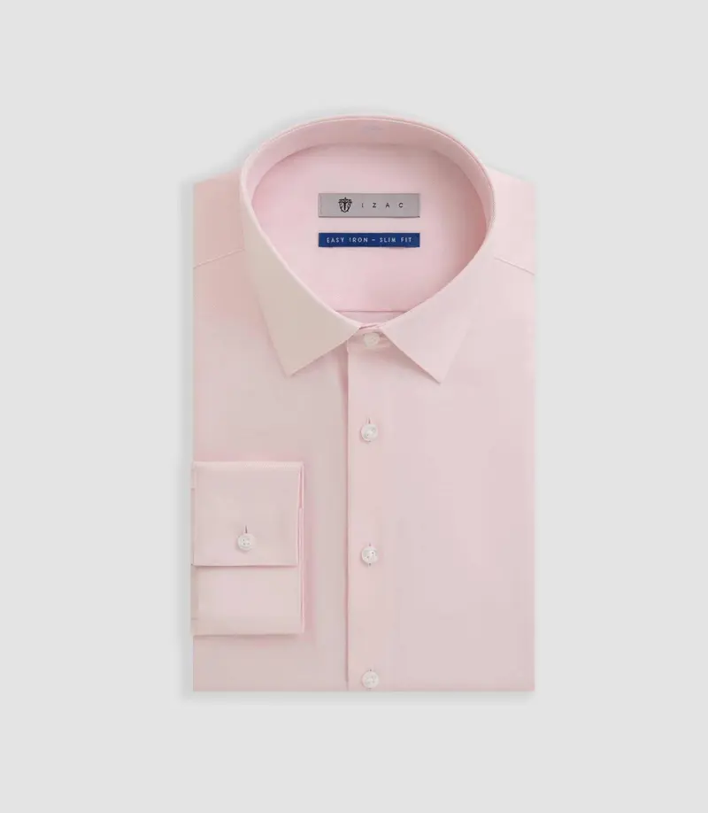 Chemise easy iron rose "Benson"