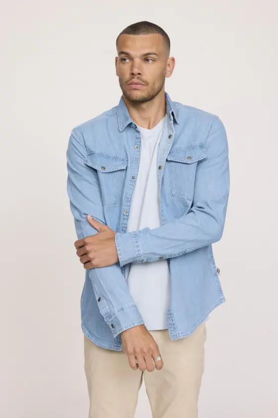 Chemise en jean Lee Cooper bleue