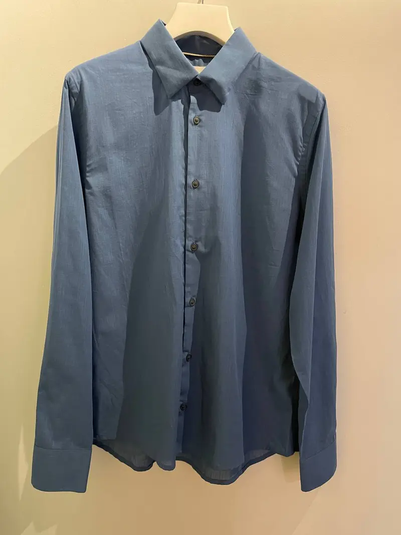 Chemise flanelle bio marine
