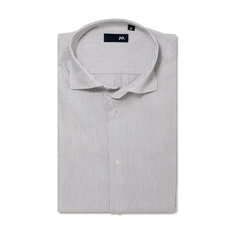 Chemise formelle à fines rayures