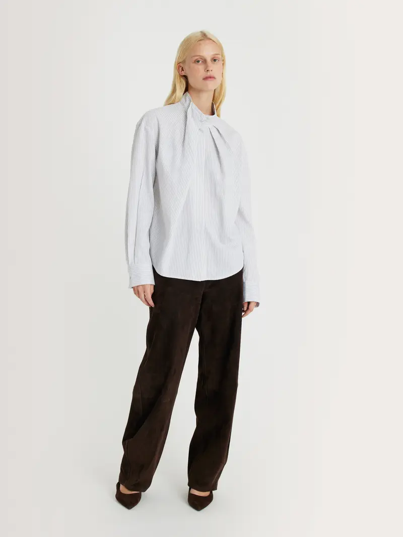 Chemise INDIA Grey Stripes