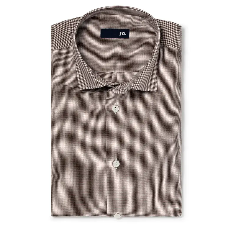 Chemise Jo. formelle pied de puce