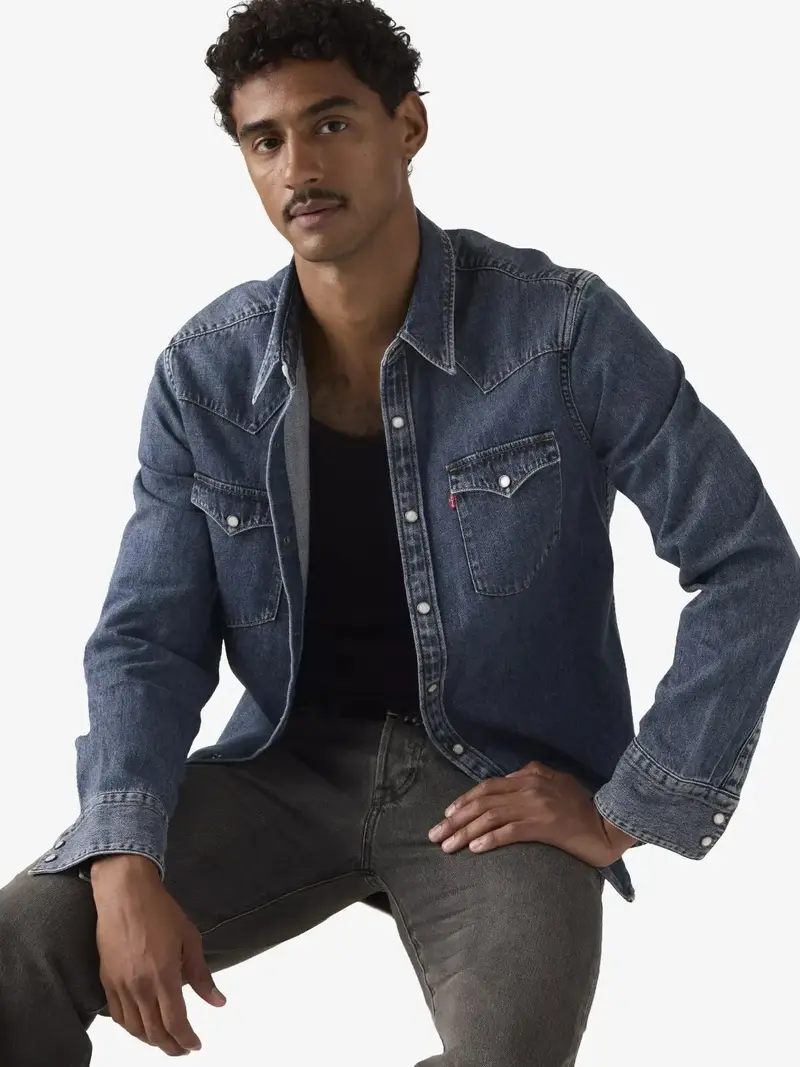 Chemise Levi's bleue en jean