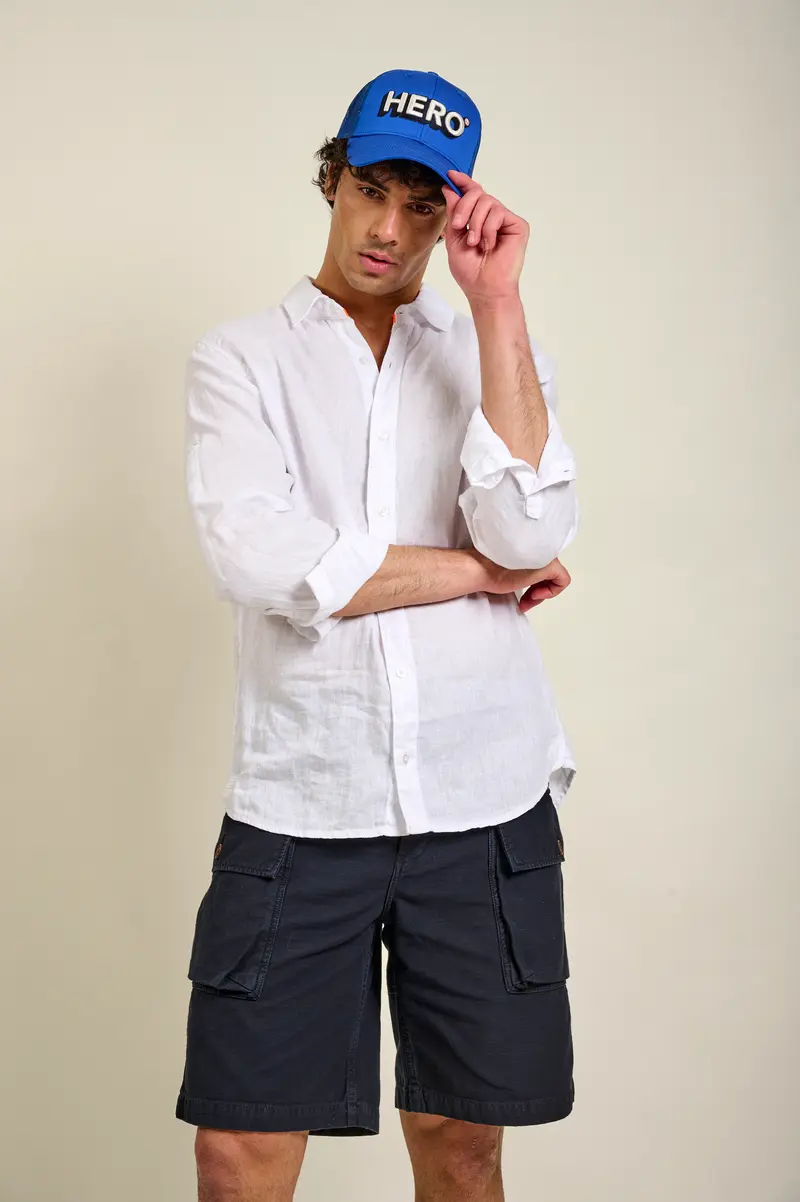CHEMISE LINEN - WHITE