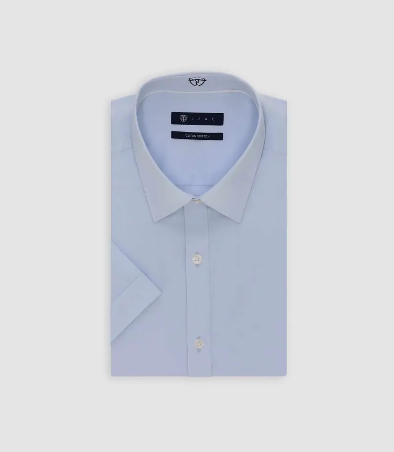 Chemise manches courtes ciel