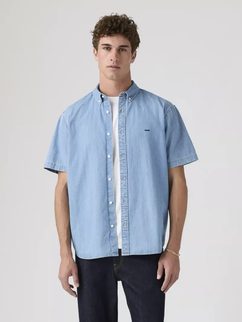 Chemise manches courtes Levi's bleue