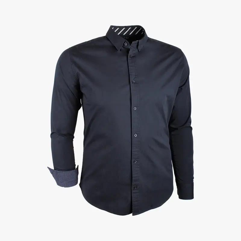 Chemise ml bleu marine