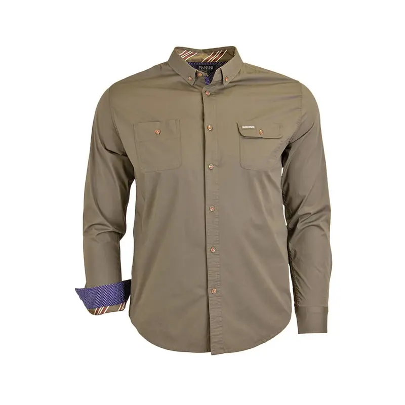 Chemise ml kaki unie