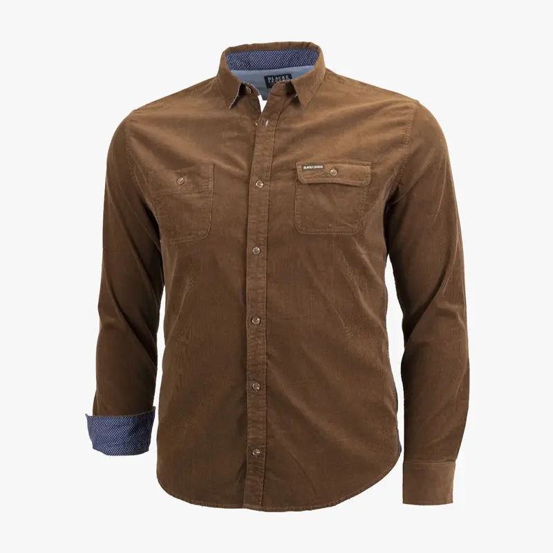 Chemise ml marron en velours