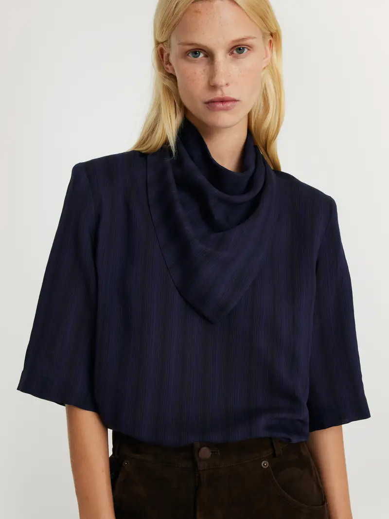Chemise MORO Navy Stripes
