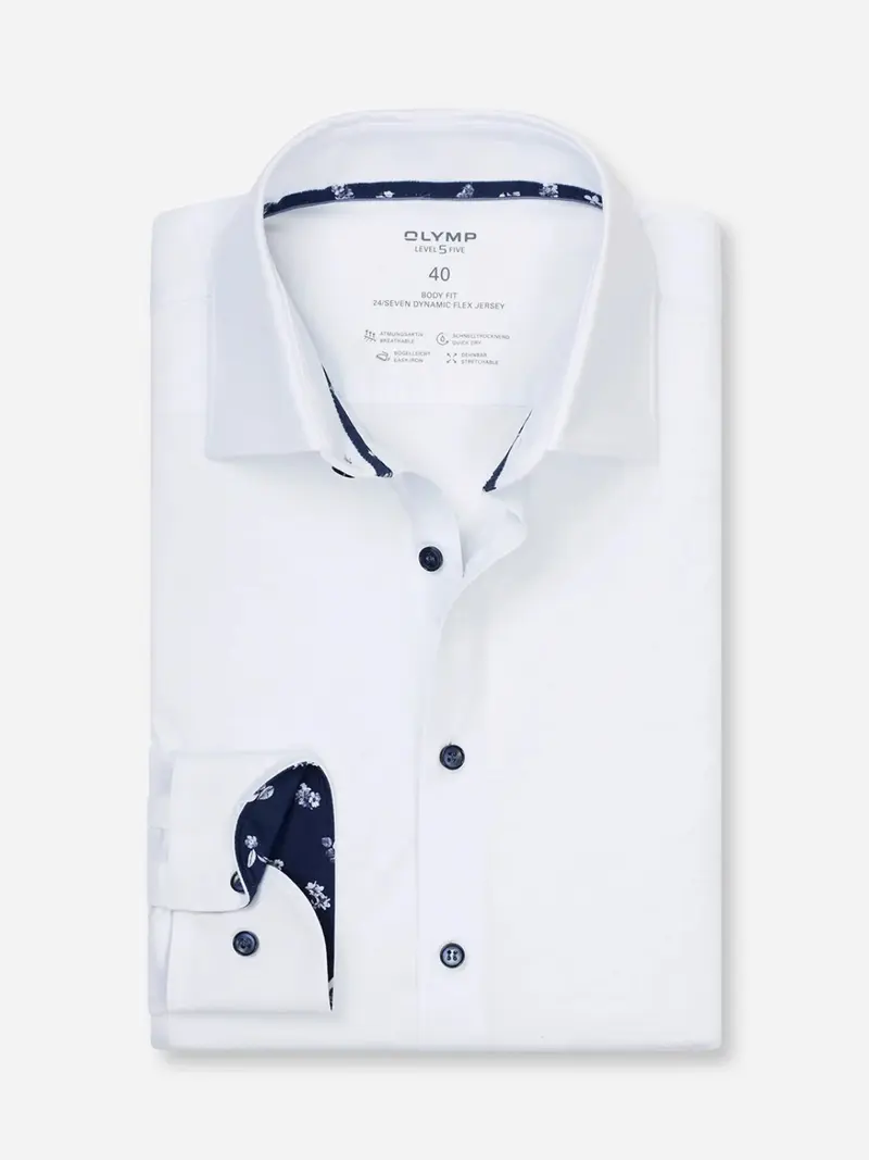 Chemise OLYMP ajustée blanche