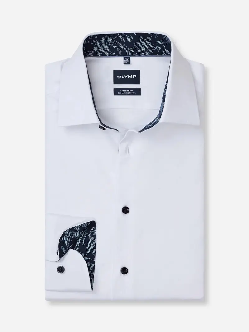 Chemise OLYMP blanche en coton
