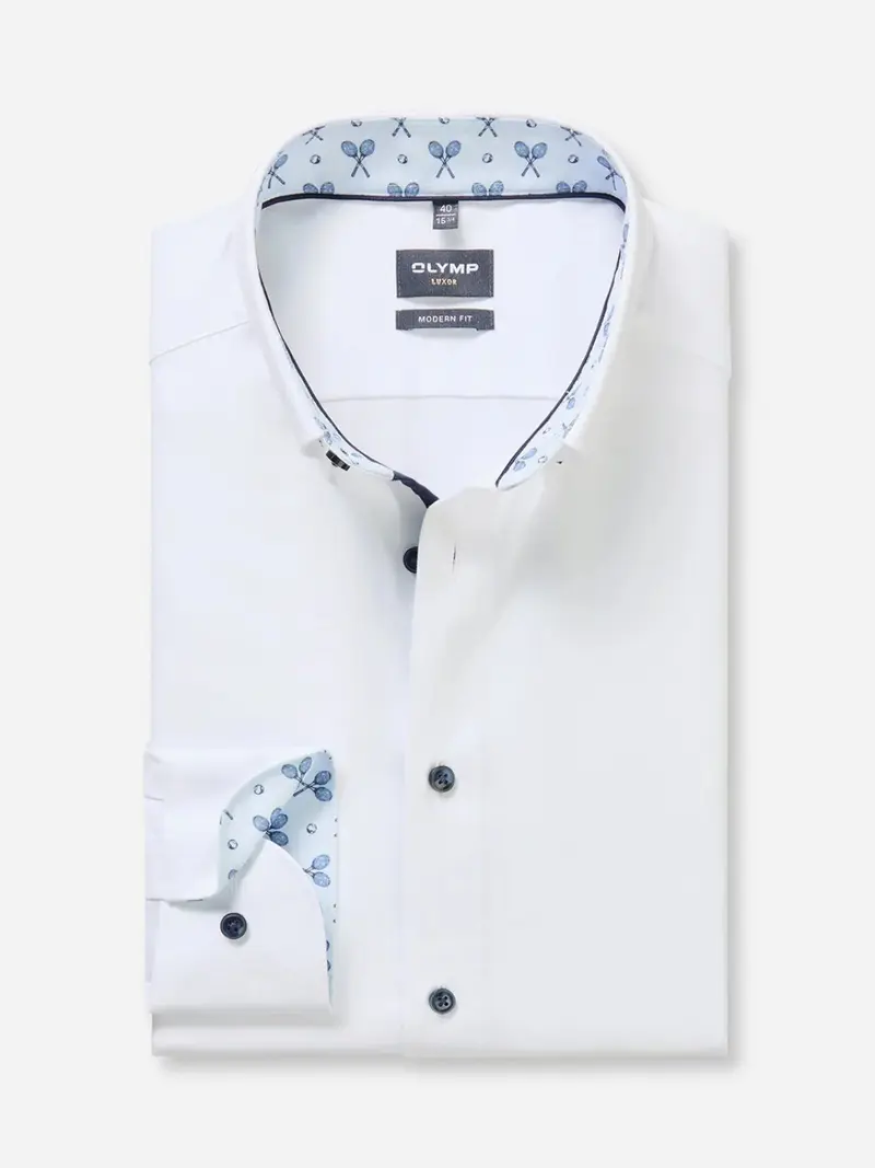 Chemise OLYMP droite blanche