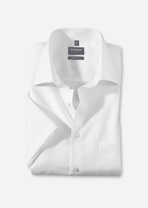Chemise OLYMP manches courtes blanche