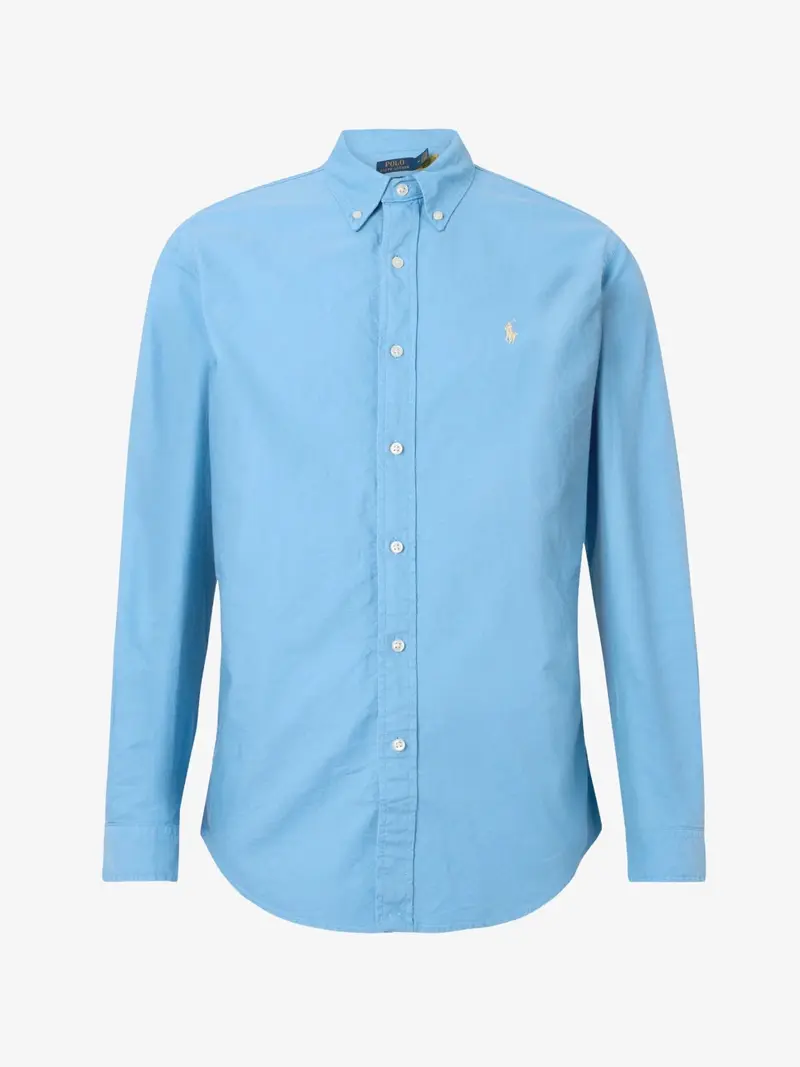 Chemise Ralph Lauren bleue en coton