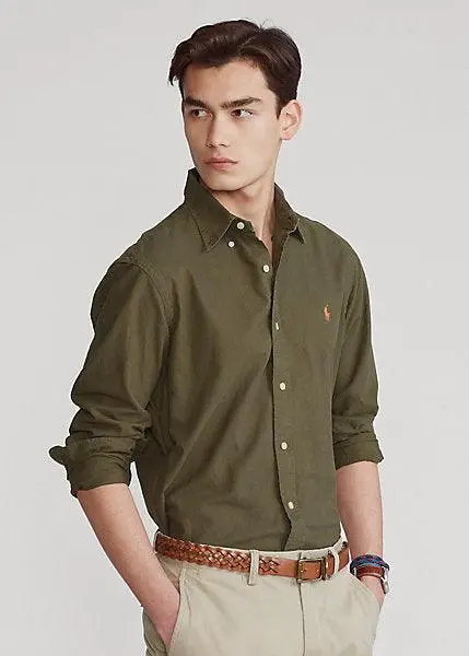 Chemise Ralph Lauren kaki