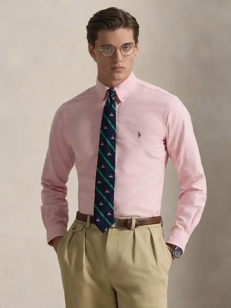 Chemise Ralph Lauren rose en coton