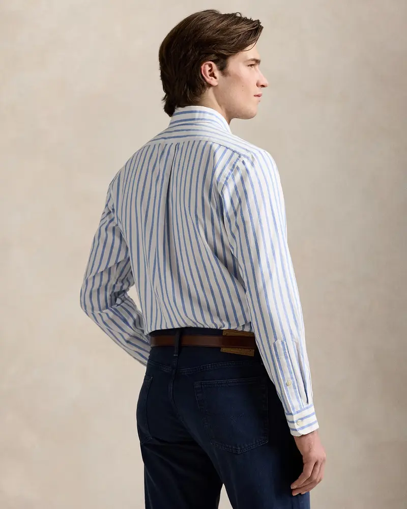Chemise rayée Ralph Lauren bleue
