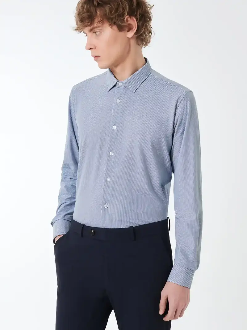 Chemise rayée RRD bleue