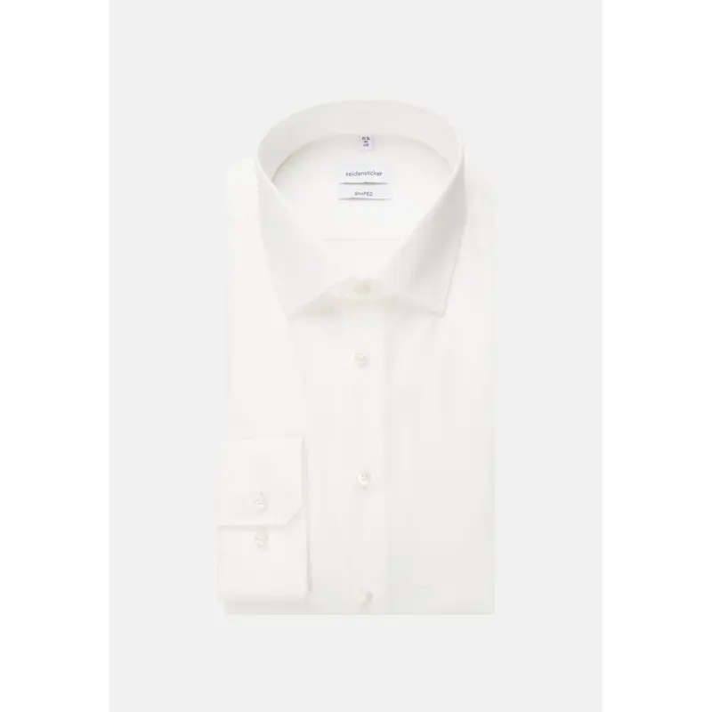 Chemise Seidensticker coupe droite beige