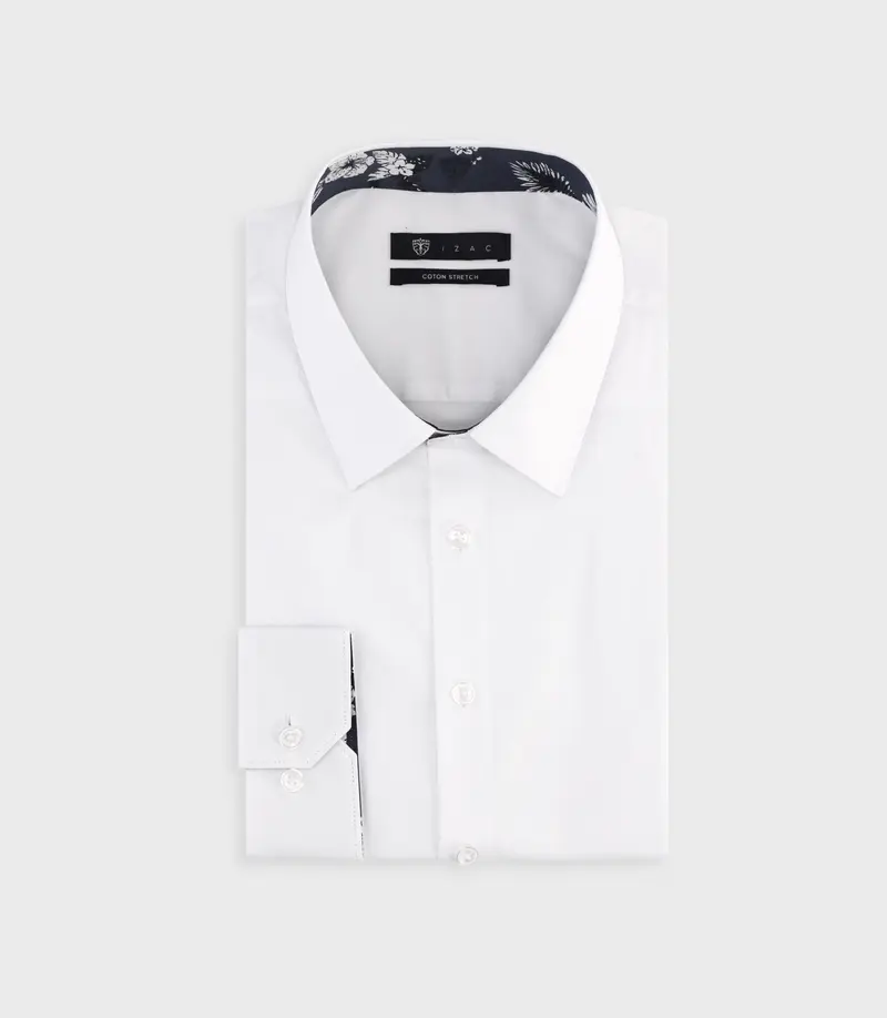 Chemise slim blanche MILAN