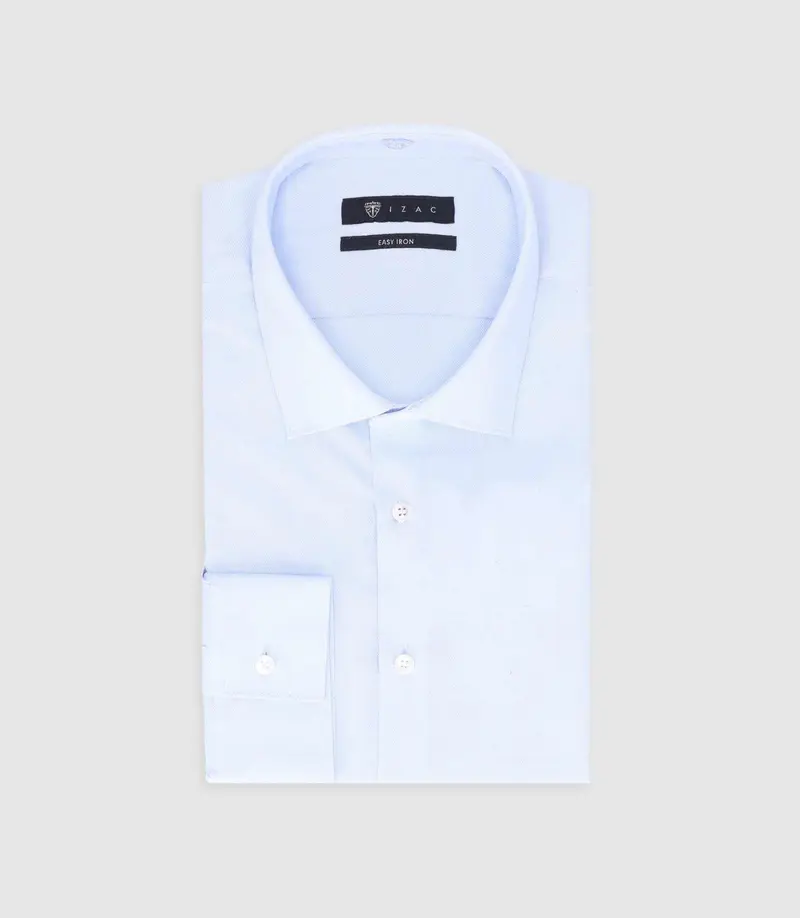 Chemise slim Easy Iron bleu MAXIME